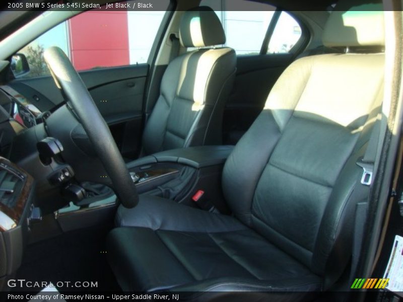 Jet Black / Black 2005 BMW 5 Series 545i Sedan