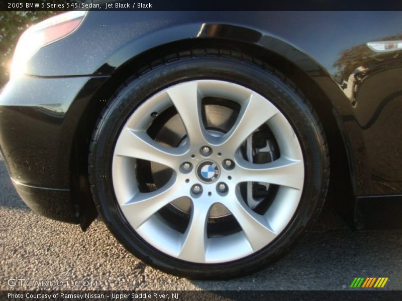 Jet Black / Black 2005 BMW 5 Series 545i Sedan