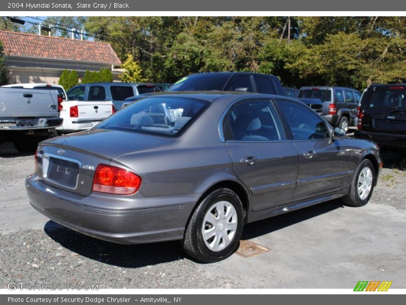 Slate Gray / Black 2004 Hyundai Sonata