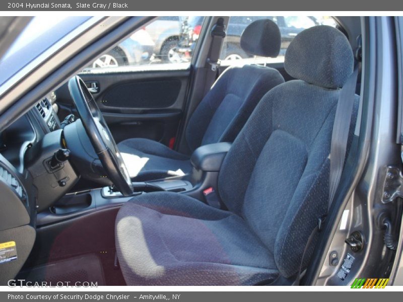 Slate Gray / Black 2004 Hyundai Sonata