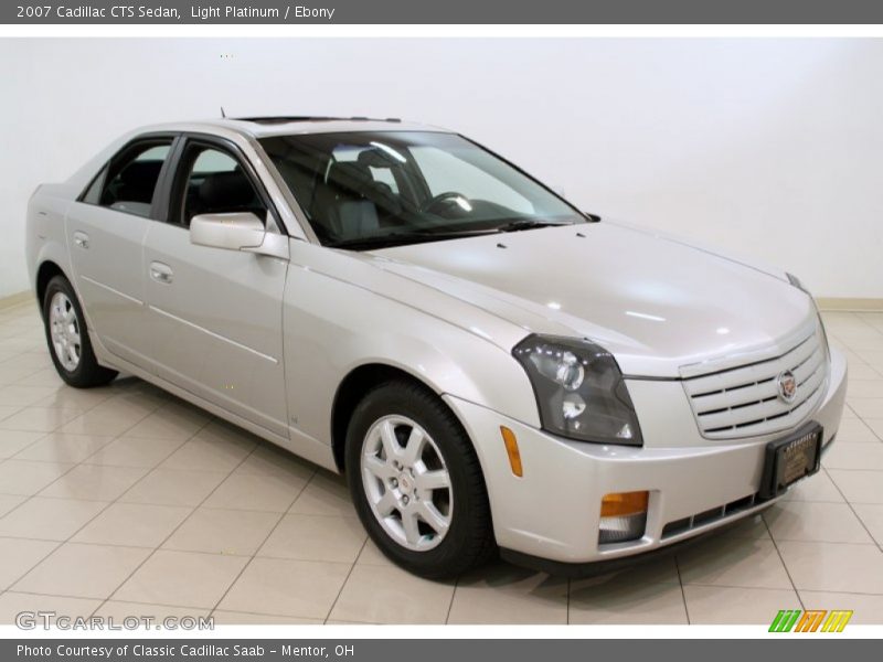 Light Platinum / Ebony 2007 Cadillac CTS Sedan