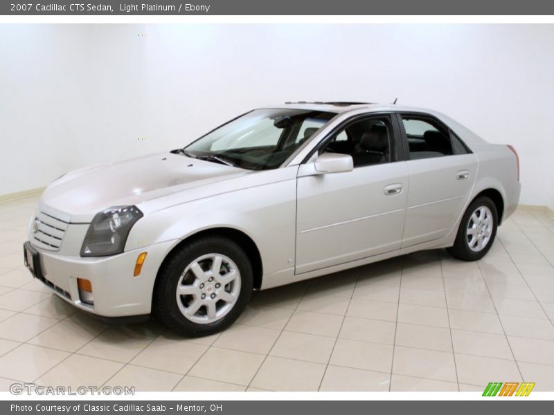 Light Platinum / Ebony 2007 Cadillac CTS Sedan