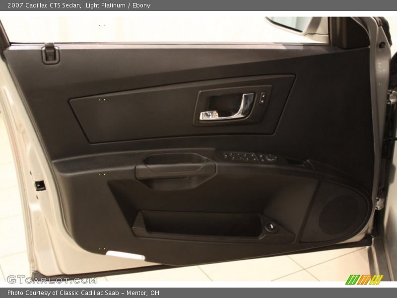 Light Platinum / Ebony 2007 Cadillac CTS Sedan