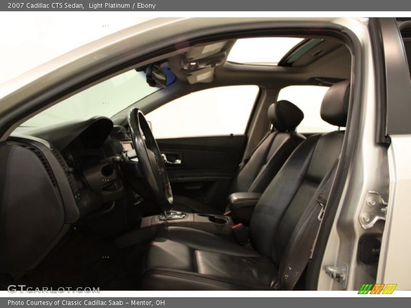 Light Platinum / Ebony 2007 Cadillac CTS Sedan