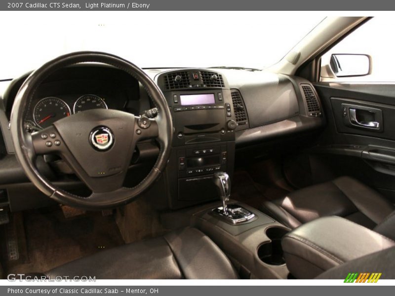 Light Platinum / Ebony 2007 Cadillac CTS Sedan