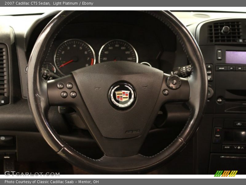 Light Platinum / Ebony 2007 Cadillac CTS Sedan