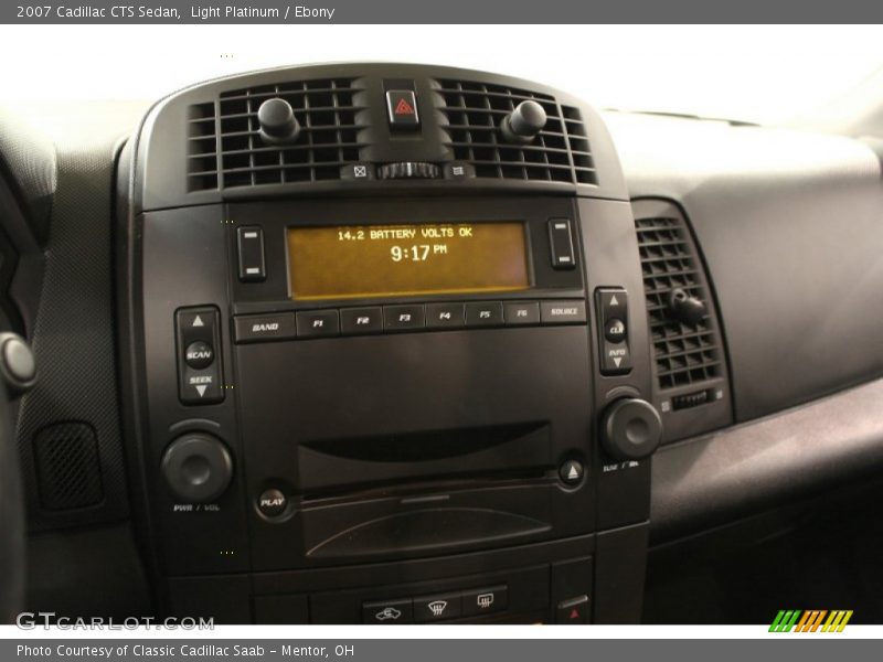 Light Platinum / Ebony 2007 Cadillac CTS Sedan