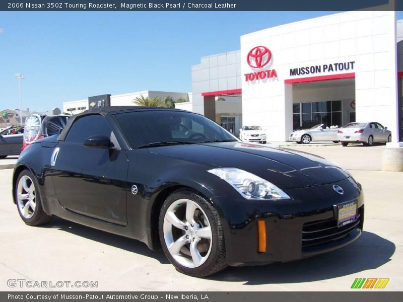 Magnetic Black Pearl / Charcoal Leather 2006 Nissan 350Z Touring Roadster