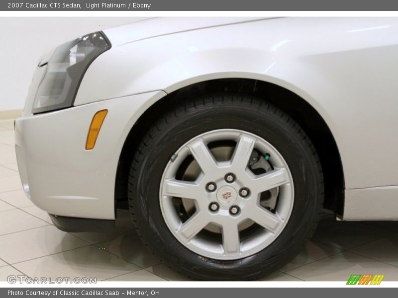 Light Platinum / Ebony 2007 Cadillac CTS Sedan