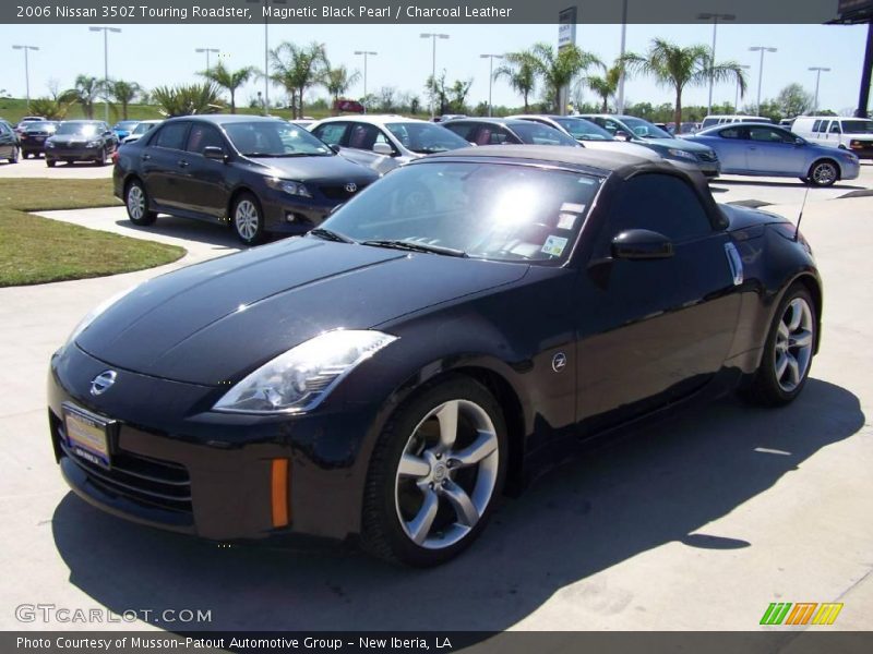 Magnetic Black Pearl / Charcoal Leather 2006 Nissan 350Z Touring Roadster