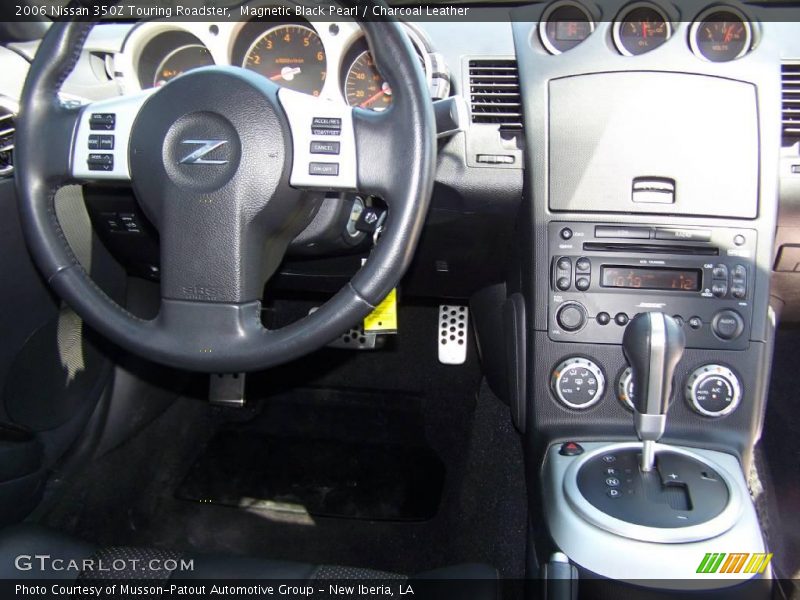 Magnetic Black Pearl / Charcoal Leather 2006 Nissan 350Z Touring Roadster