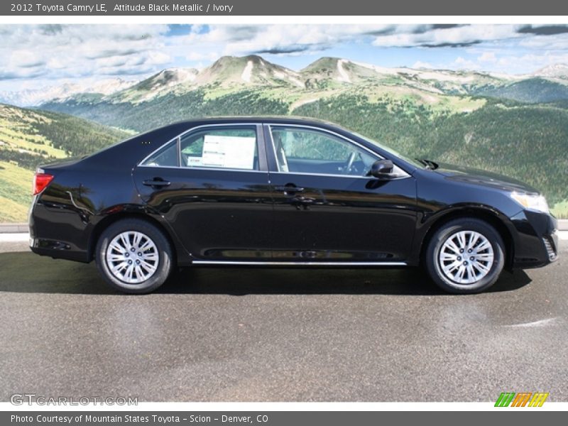Attitude Black Metallic / Ivory 2012 Toyota Camry LE