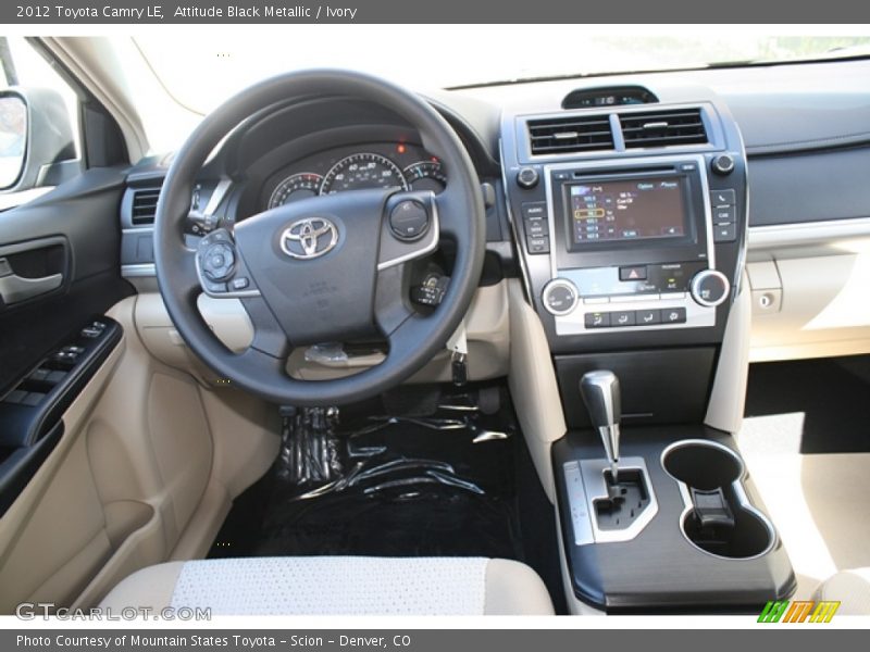 Dashboard of 2012 Camry LE