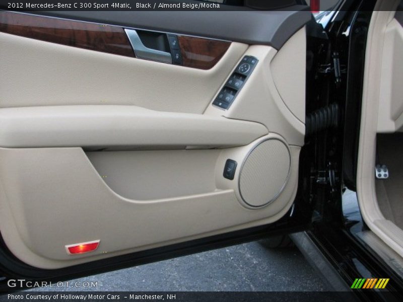 Black / Almond Beige/Mocha 2012 Mercedes-Benz C 300 Sport 4Matic