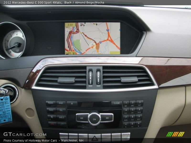 Black / Almond Beige/Mocha 2012 Mercedes-Benz C 300 Sport 4Matic
