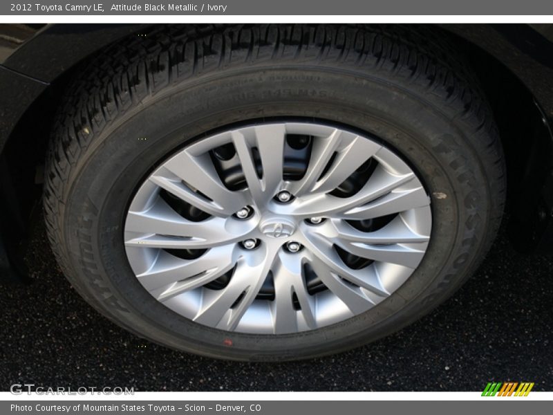 Attitude Black Metallic / Ivory 2012 Toyota Camry LE