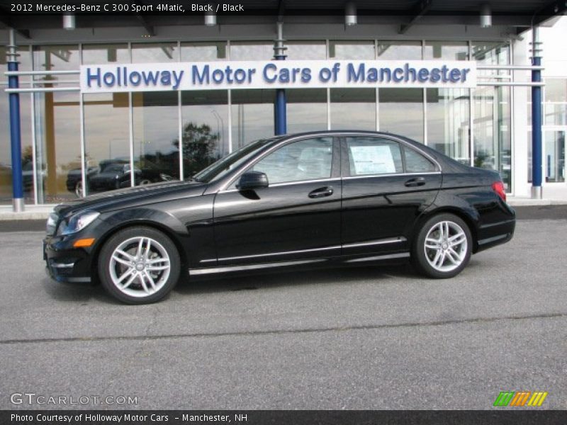 Black / Black 2012 Mercedes-Benz C 300 Sport 4Matic