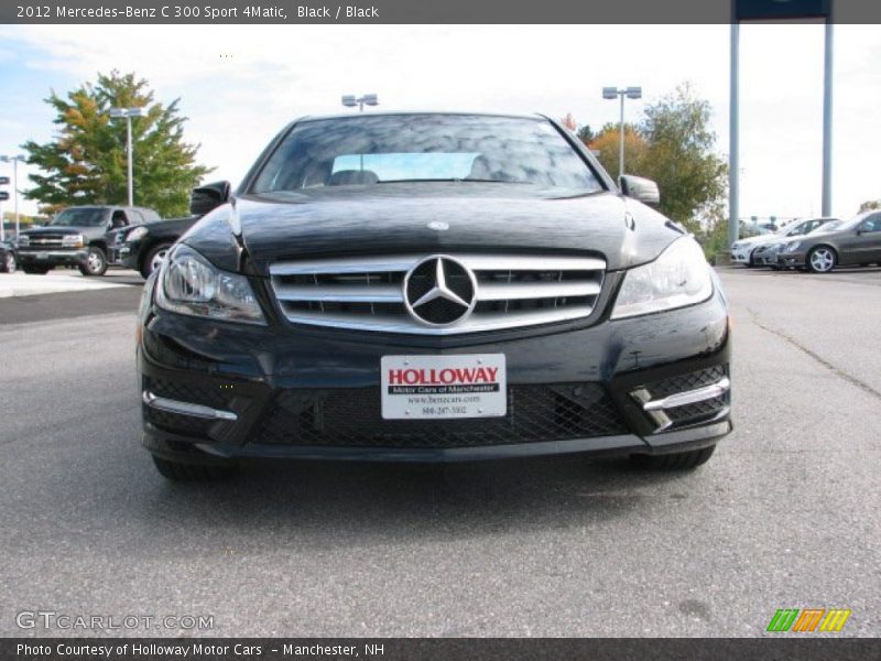 Black / Black 2012 Mercedes-Benz C 300 Sport 4Matic