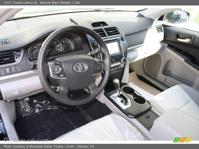 Dashboard of 2012 Camry LE