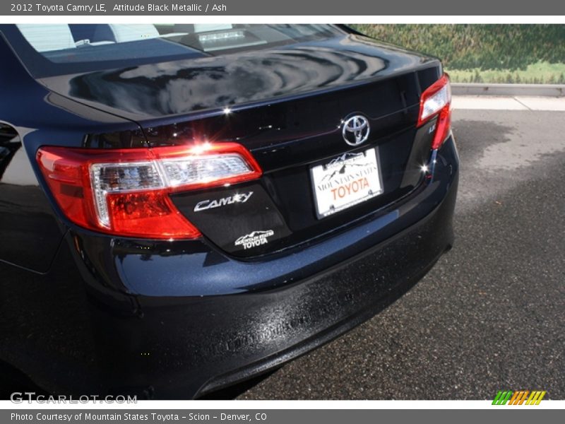 Attitude Black Metallic / Ash 2012 Toyota Camry LE