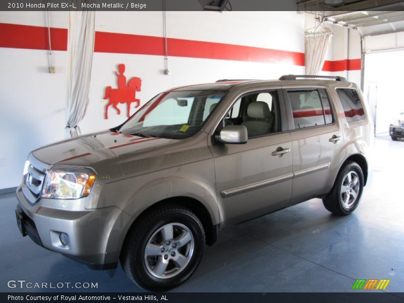 Mocha Metallic / Beige 2010 Honda Pilot EX-L