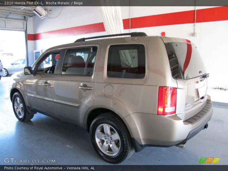 Mocha Metallic / Beige 2010 Honda Pilot EX-L