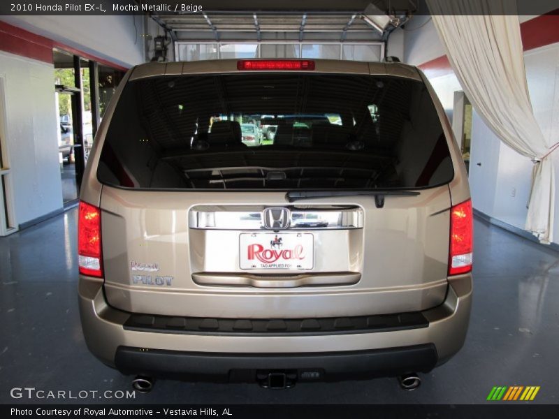 Mocha Metallic / Beige 2010 Honda Pilot EX-L
