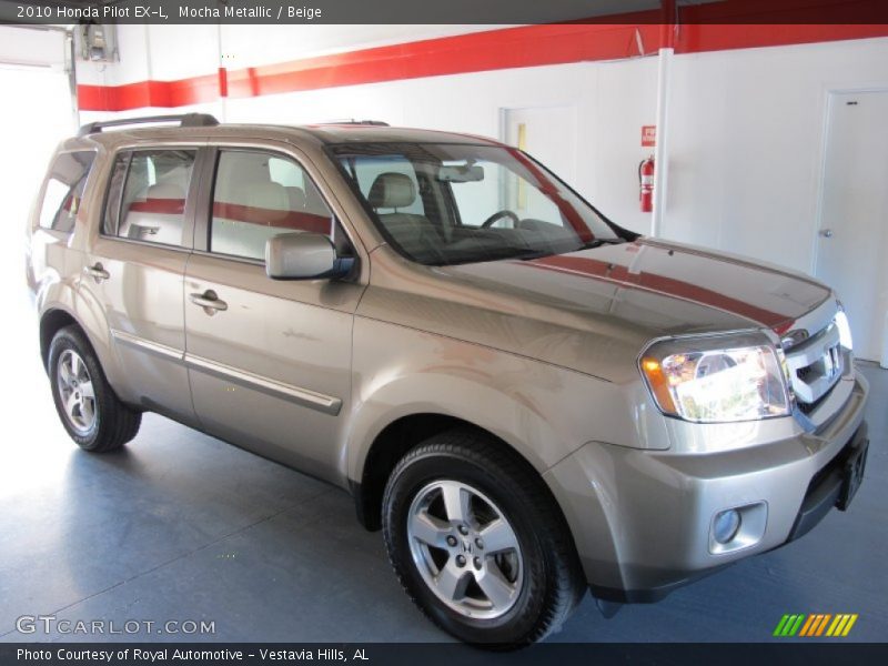 Mocha Metallic / Beige 2010 Honda Pilot EX-L