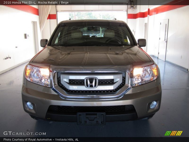 Mocha Metallic / Beige 2010 Honda Pilot EX-L