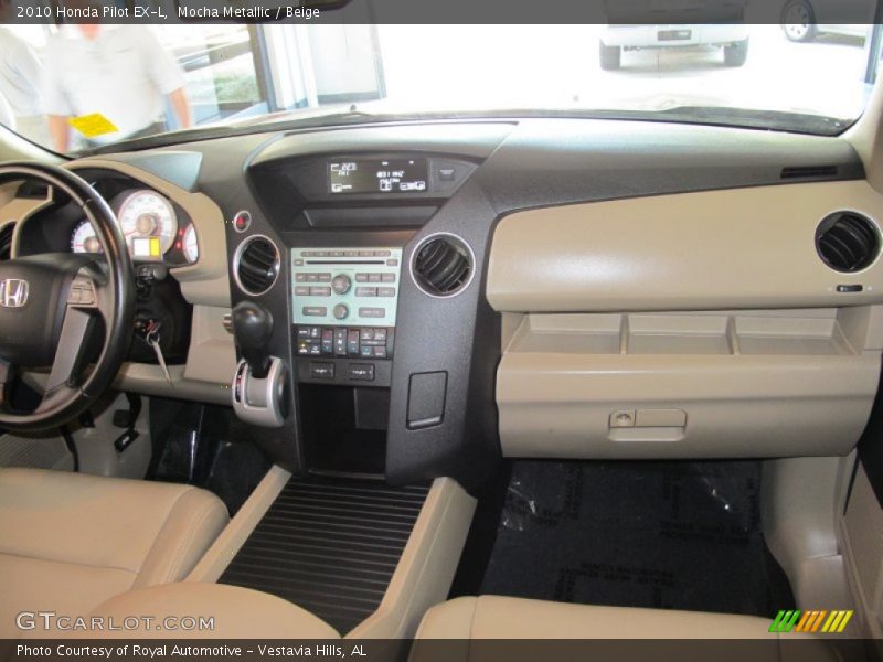 Mocha Metallic / Beige 2010 Honda Pilot EX-L