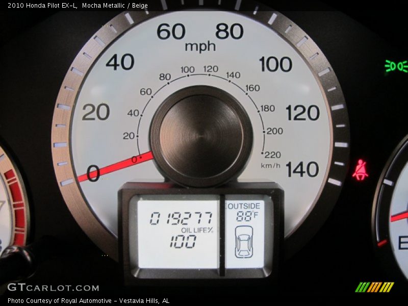Mocha Metallic / Beige 2010 Honda Pilot EX-L