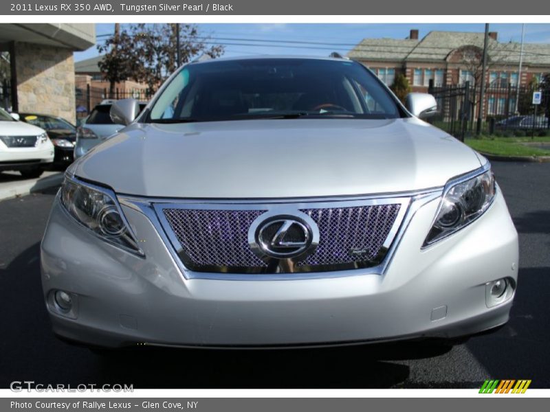Tungsten Silver Pearl / Black 2011 Lexus RX 350 AWD
