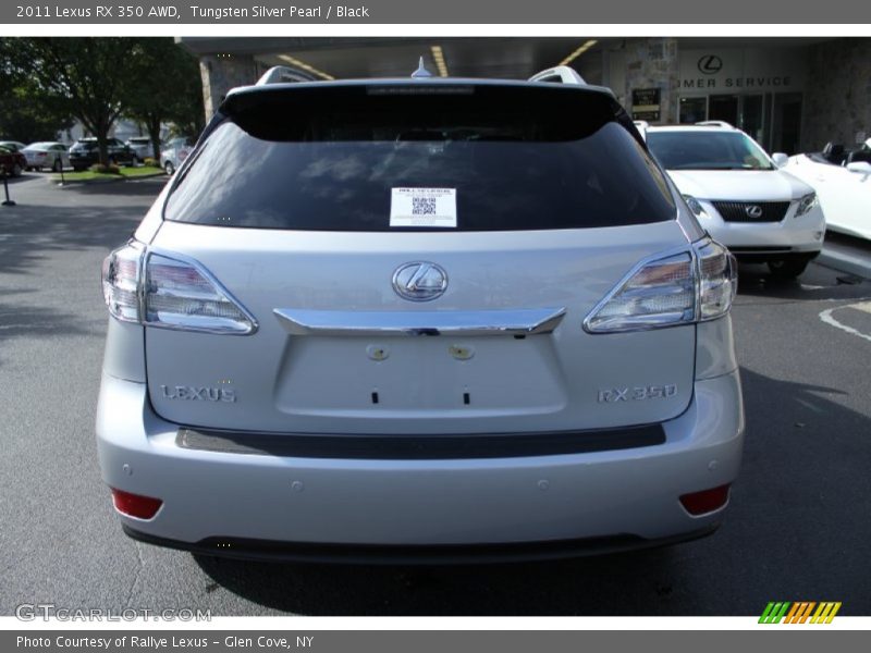 Tungsten Silver Pearl / Black 2011 Lexus RX 350 AWD