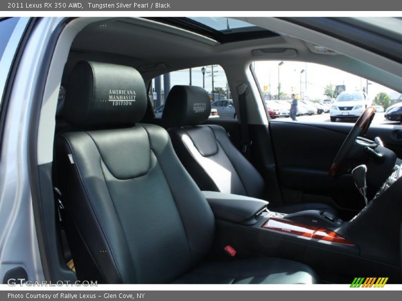 Tungsten Silver Pearl / Black 2011 Lexus RX 350 AWD
