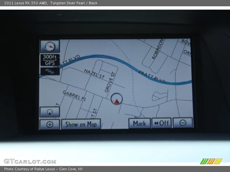 Tungsten Silver Pearl / Black 2011 Lexus RX 350 AWD