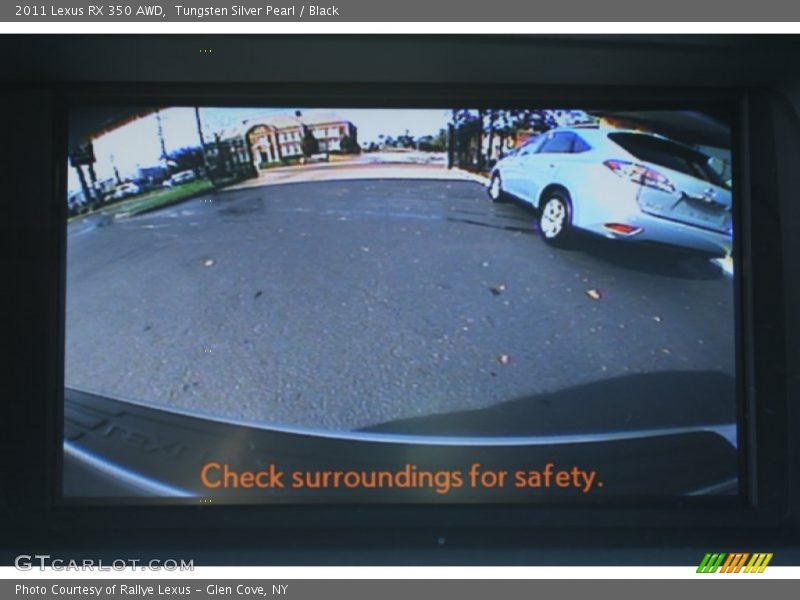 Tungsten Silver Pearl / Black 2011 Lexus RX 350 AWD