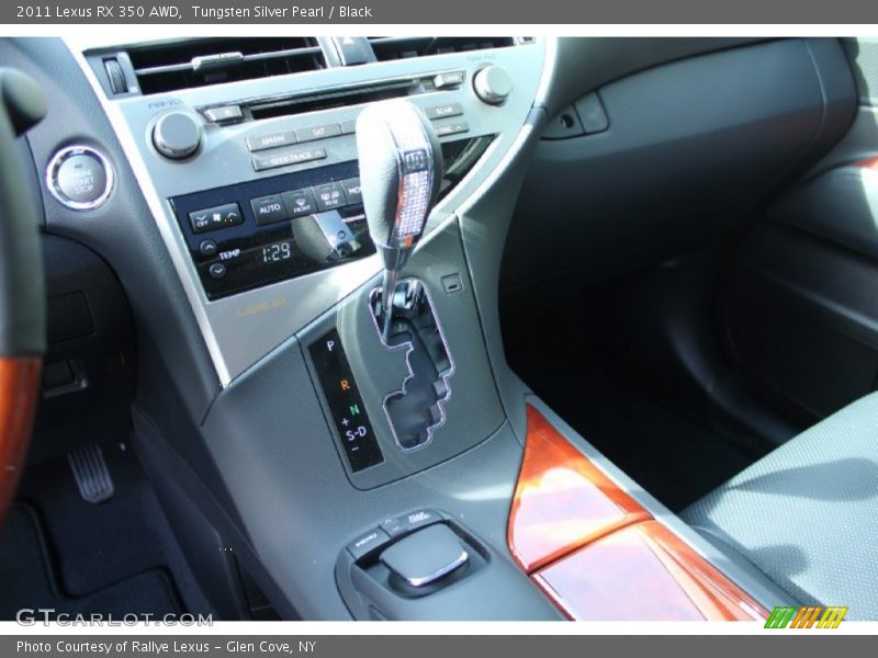Tungsten Silver Pearl / Black 2011 Lexus RX 350 AWD