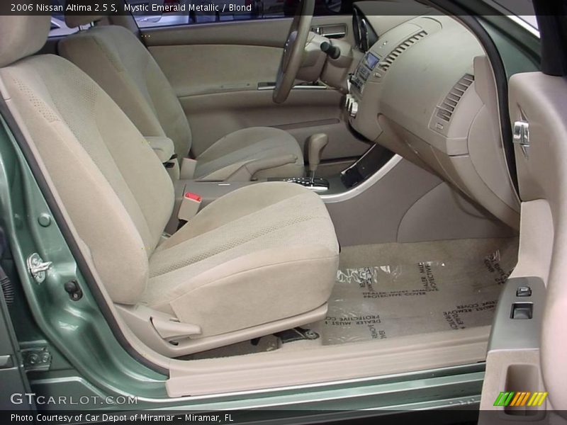 Mystic Emerald Metallic / Blond 2006 Nissan Altima 2.5 S