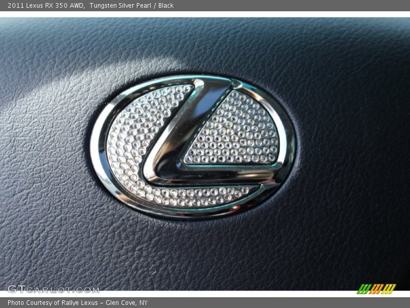 Tungsten Silver Pearl / Black 2011 Lexus RX 350 AWD