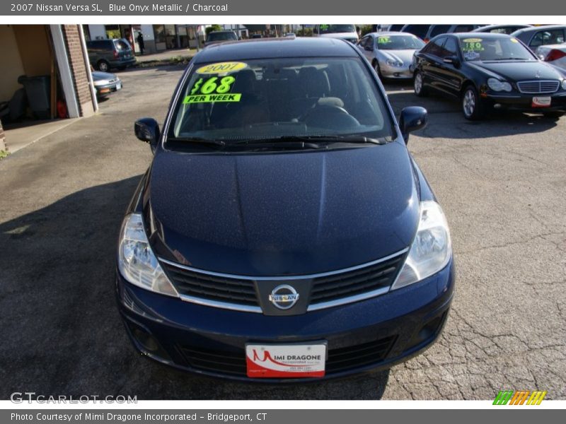 Blue Onyx Metallic / Charcoal 2007 Nissan Versa SL
