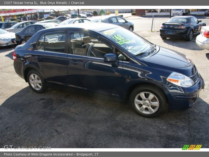 Blue Onyx Metallic / Charcoal 2007 Nissan Versa SL