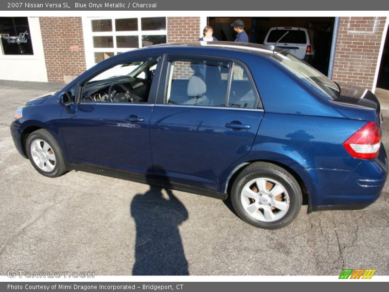 Blue Onyx Metallic / Charcoal 2007 Nissan Versa SL