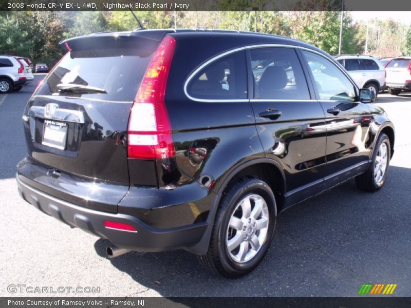 Nighthawk Black Pearl / Ivory 2008 Honda CR-V EX-L 4WD