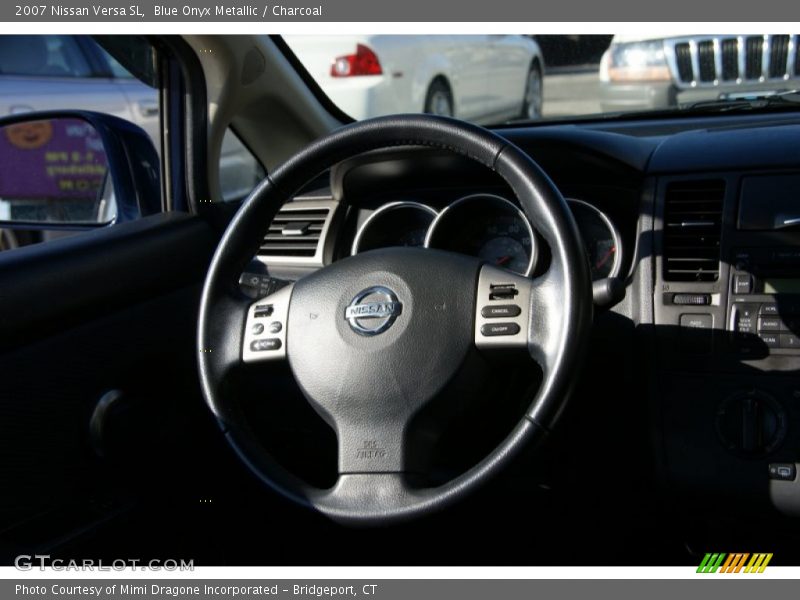 Blue Onyx Metallic / Charcoal 2007 Nissan Versa SL