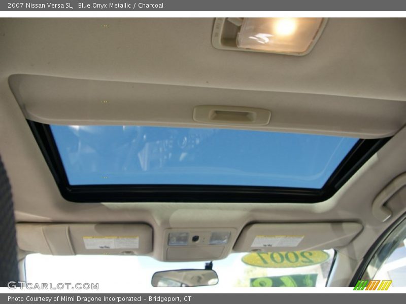 Blue Onyx Metallic / Charcoal 2007 Nissan Versa SL