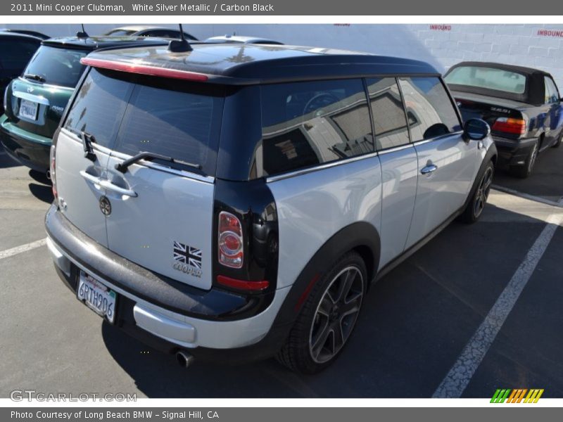 White Silver Metallic / Carbon Black 2011 Mini Cooper Clubman