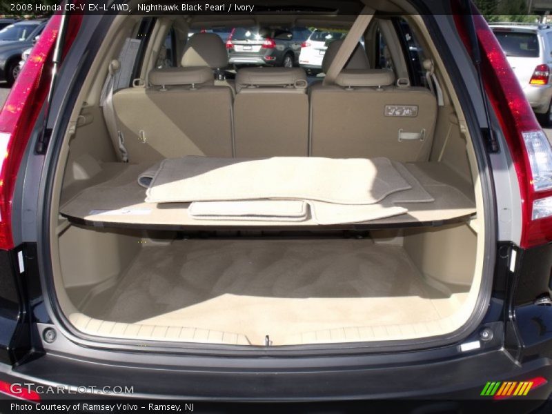 Nighthawk Black Pearl / Ivory 2008 Honda CR-V EX-L 4WD