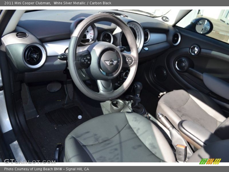 White Silver Metallic / Carbon Black 2011 Mini Cooper Clubman