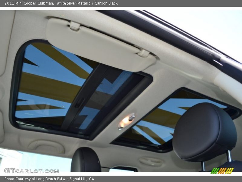 White Silver Metallic / Carbon Black 2011 Mini Cooper Clubman