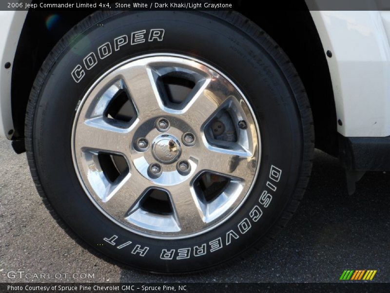Stone White / Dark Khaki/Light Graystone 2006 Jeep Commander Limited 4x4